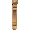 Ekena Millwork Olympic Craftsman Smooth Bracket w/ Offset Brace, Western Red Cedar, 7 1/2"W x 36"D x 44"H BKT0806X36X44OLY04SWR - alternate 3
